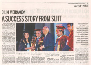 A-Success-Story-from-SLIIT-Dilini-Weerakoon-Sunday-Observer-12.08.2018