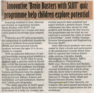 Innovative-Brain-Busters-with-SLIIT-Quiz-Programme-help-Children-Explore-Potential-The-Island-06-10-2018