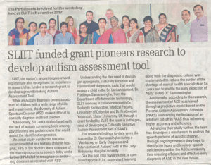 SLIIT-Funded-Grant-Pioneers-REsearch-to-Develop-Autism-Assessment-Tool-Sunday-Times-23-12-2018