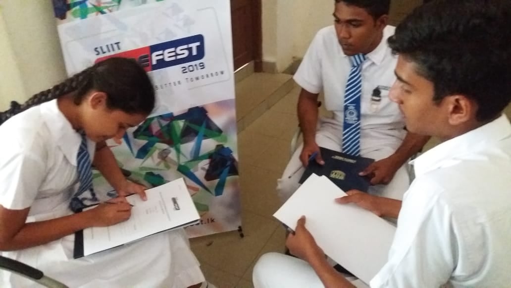 SLIIT-Codefest-School-Workshops-2019