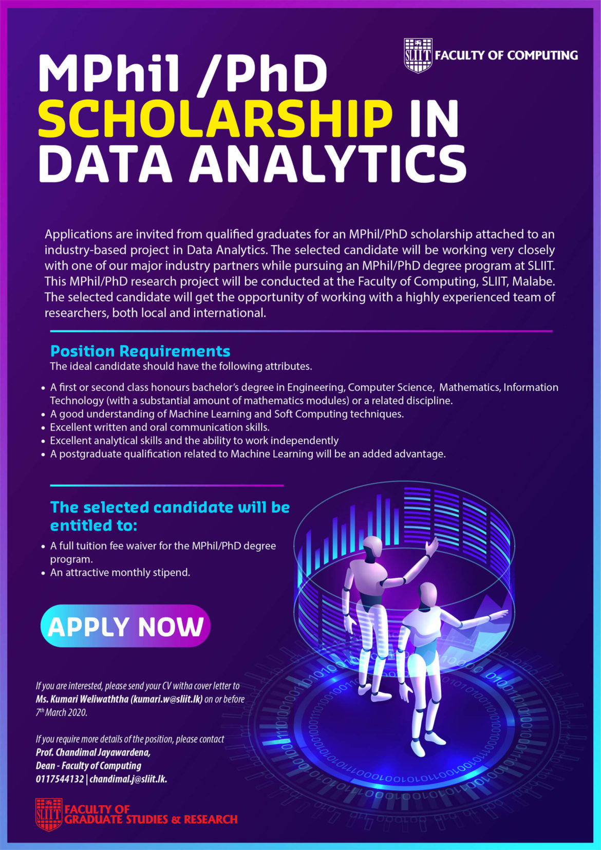 data science phd scholarship