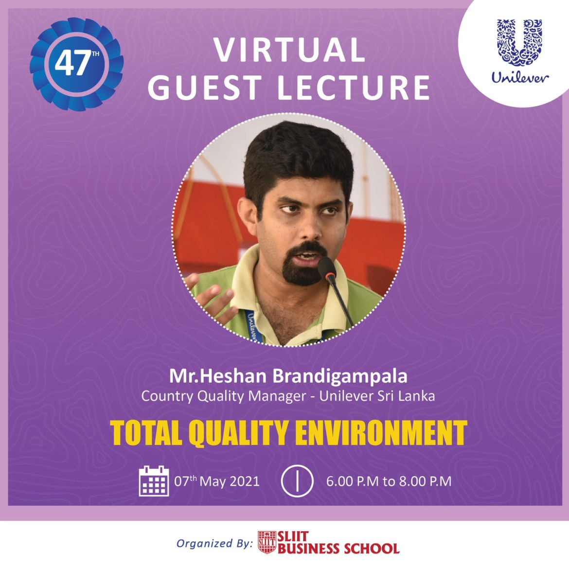  Total Quality Environment Hosted By Unilever Sri Lanka SLIIT