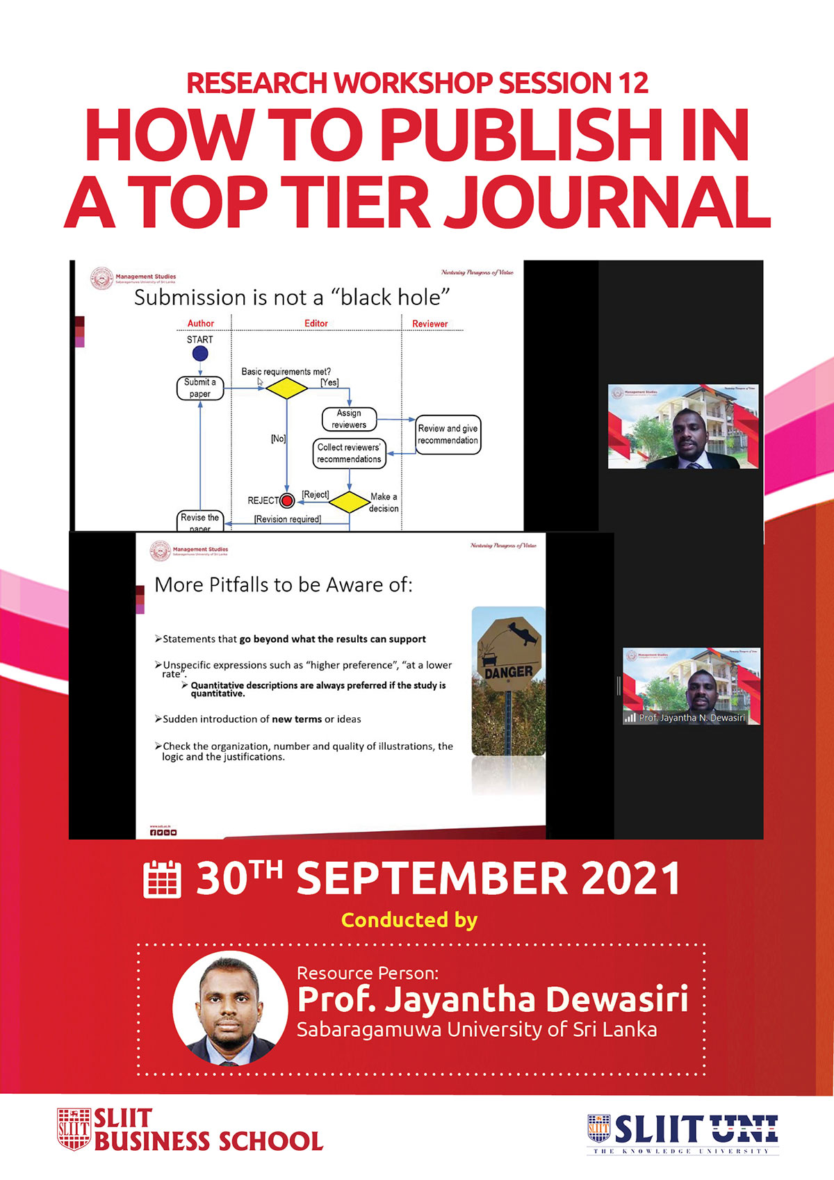 Research Session 12 "How to publish in a top tier journal