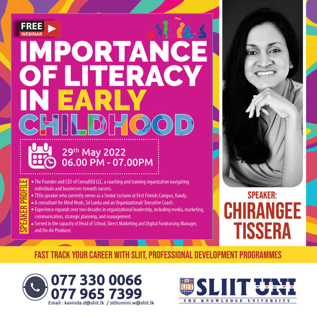 Importance Of Literacy In Early Childhood SLIIT