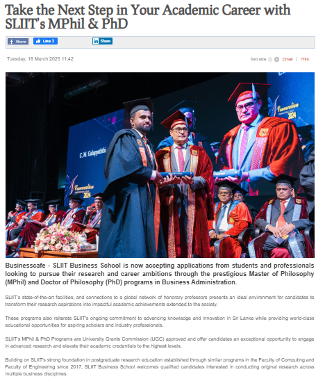 lorange inner Take the Next Step in Your Academic Career with SLIIT’s MPhil & PhD