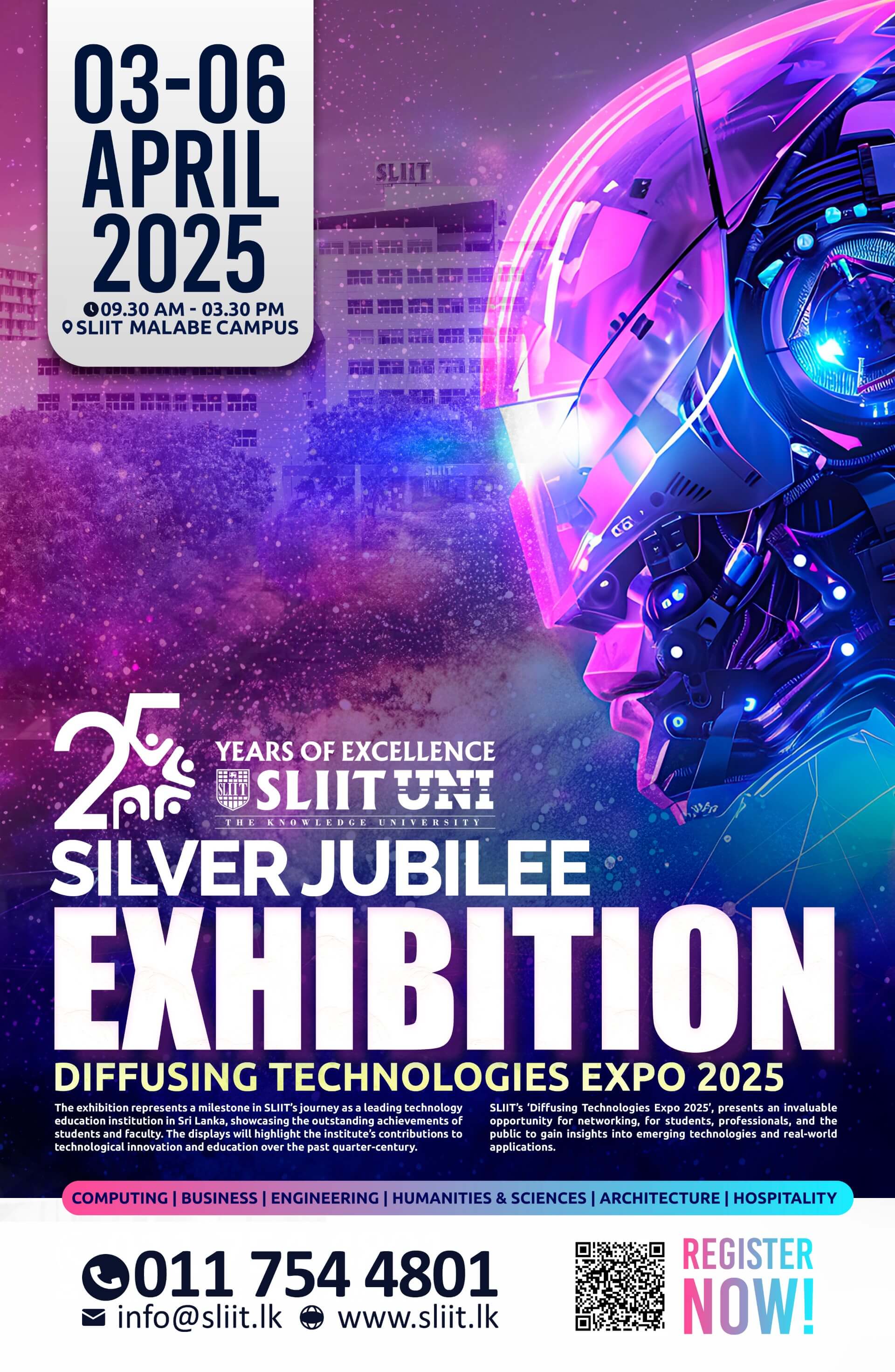 SLIIT Silver Jubilee Exhibition - Diffusing Technologies Expo 2025