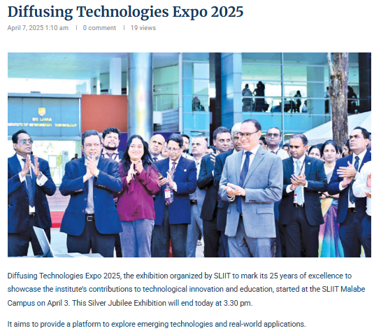 Diffusing Technologies Expo 2025